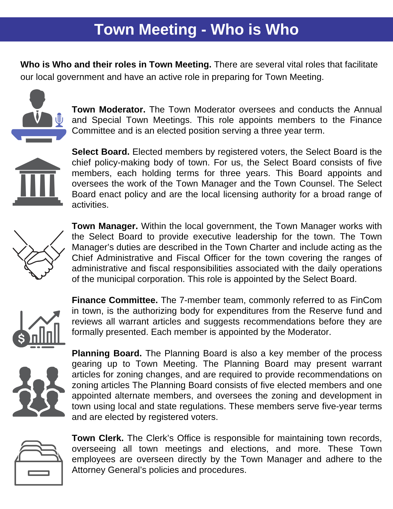 Welcome Packet Inserts